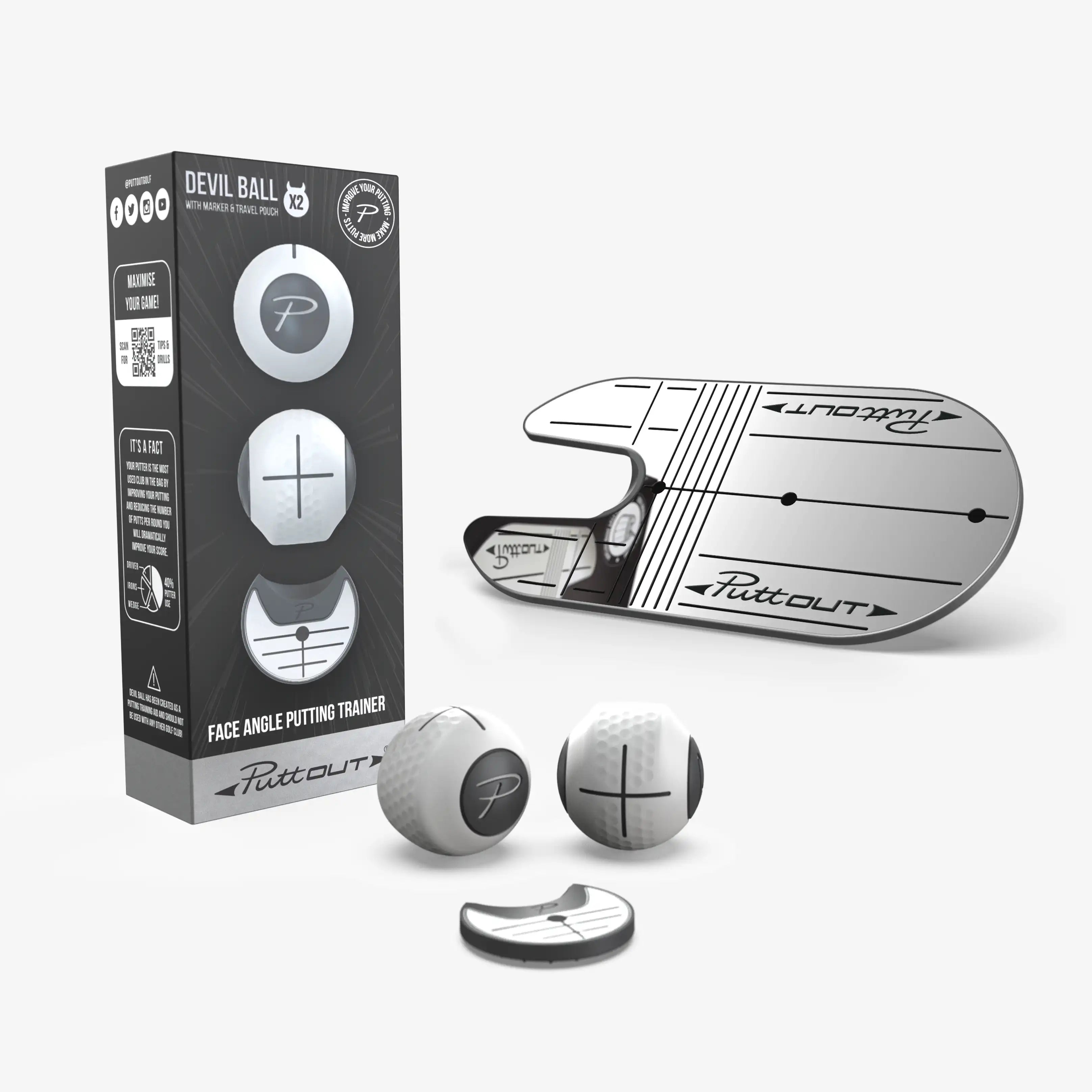 Devil Ball & Compact Mirror
