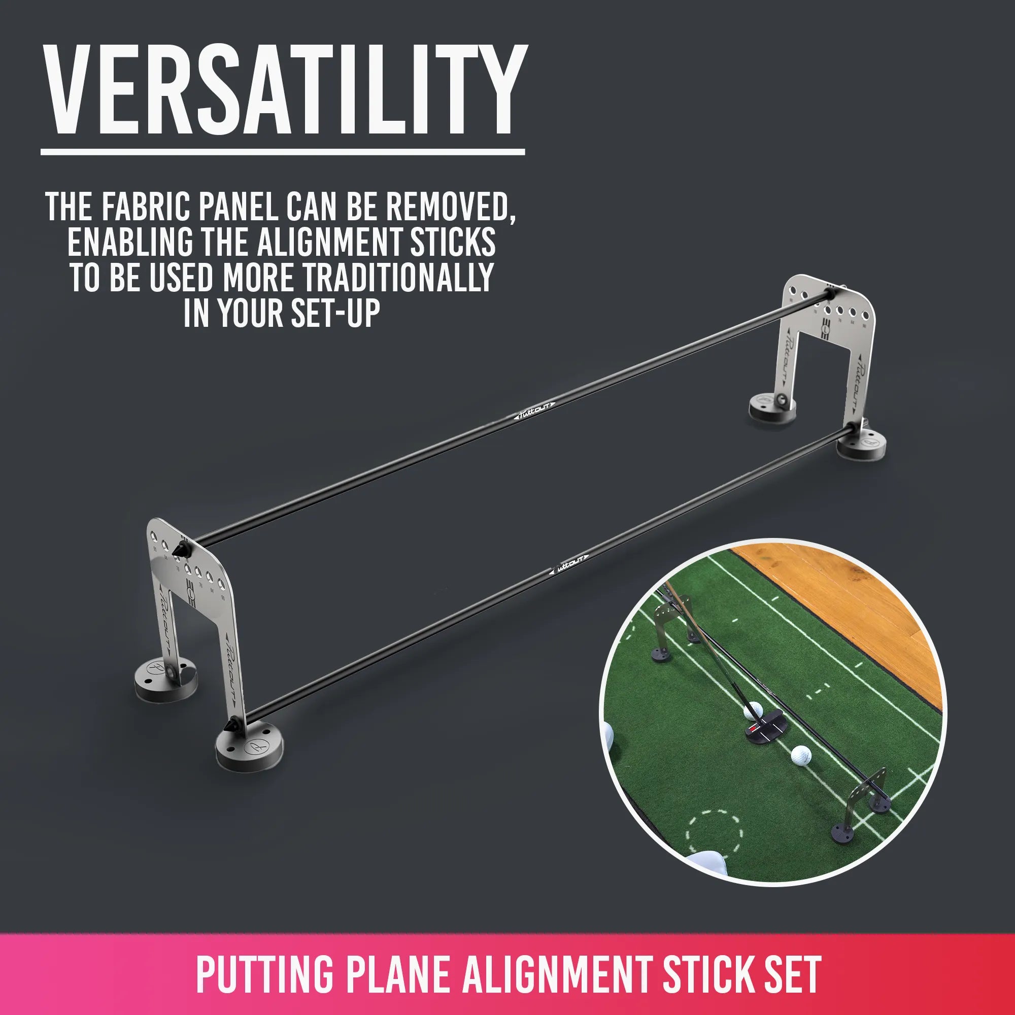 Putting Plane Alignment Stick Set