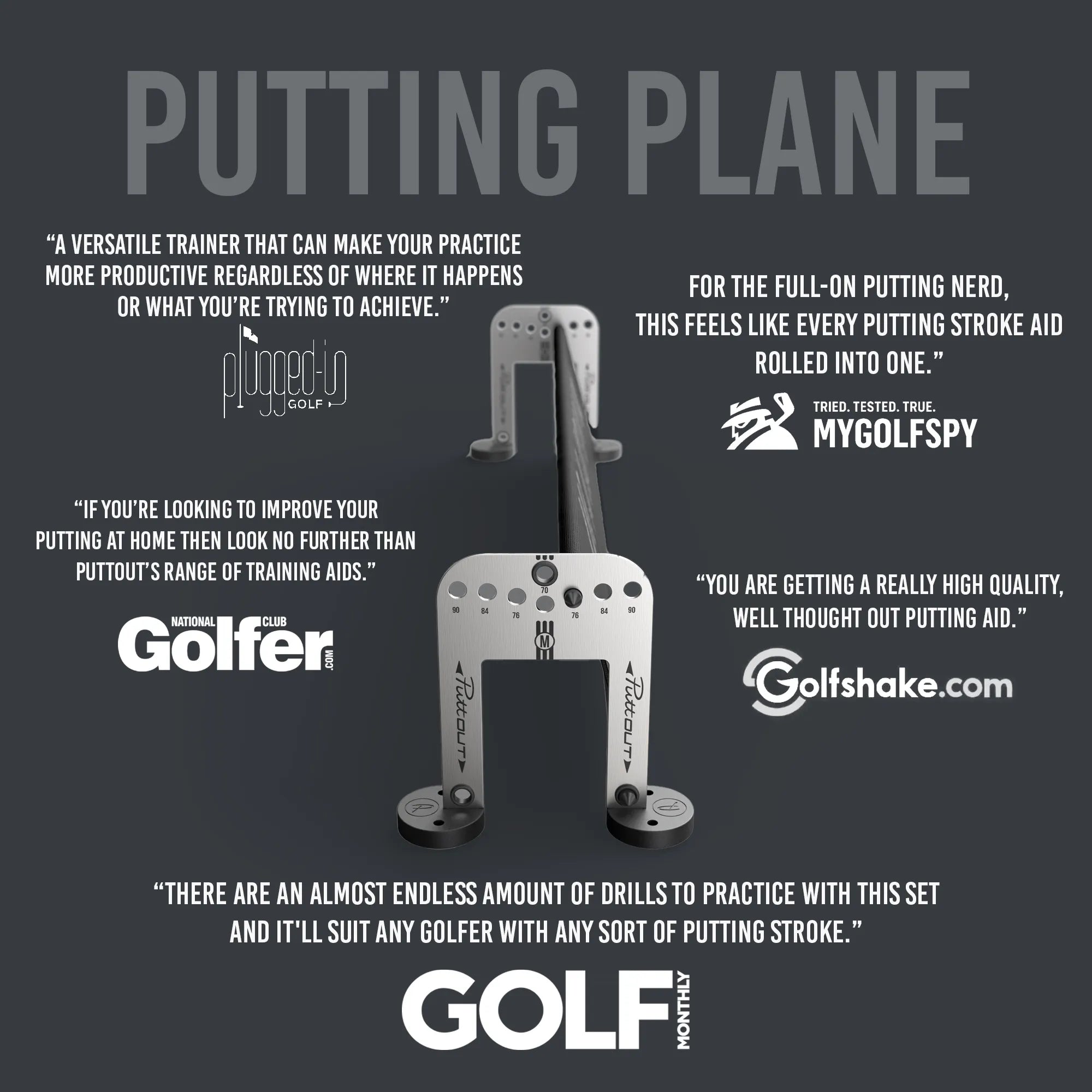 Putting Plane Alignment Stick Set